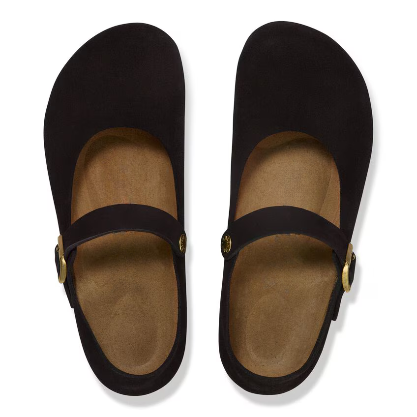 Mantova Suede Leather - Black (Women)
