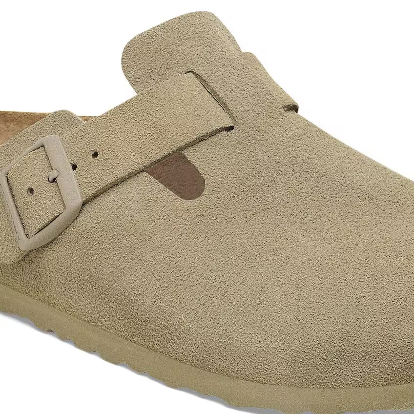 Boston Suede Leather - Faded Khaki (Teen)