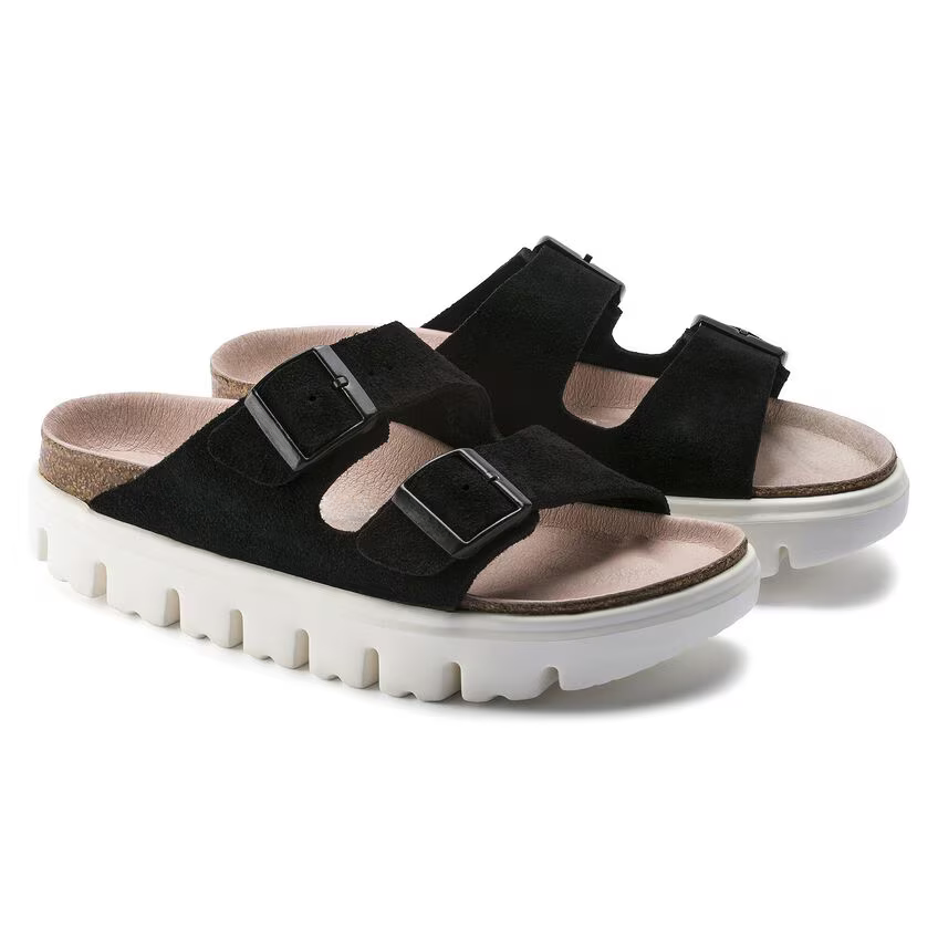 Arizona Chunky Suede Leather - Chunky Suede Black (Women)
