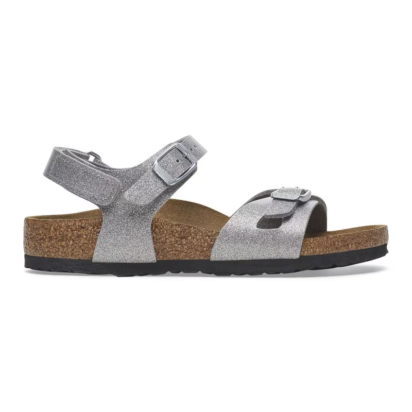 Rio Birko-Flor - Sparkling Light Silver (Kids)