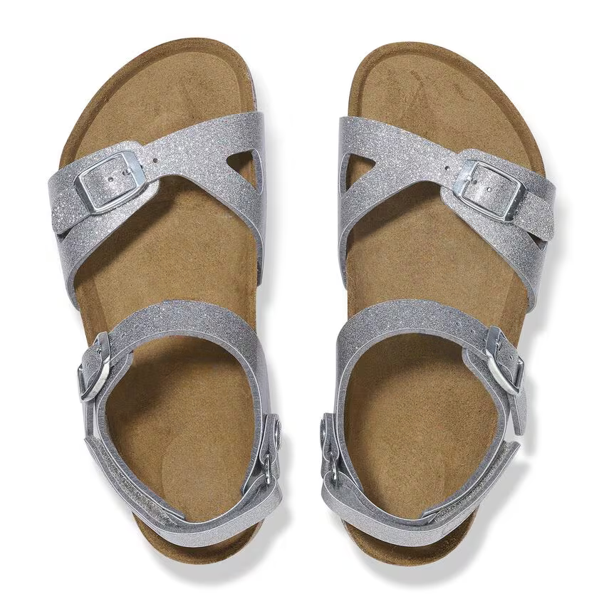 Rio Birko-Flor - Sparkling Light Silver (Kids)
