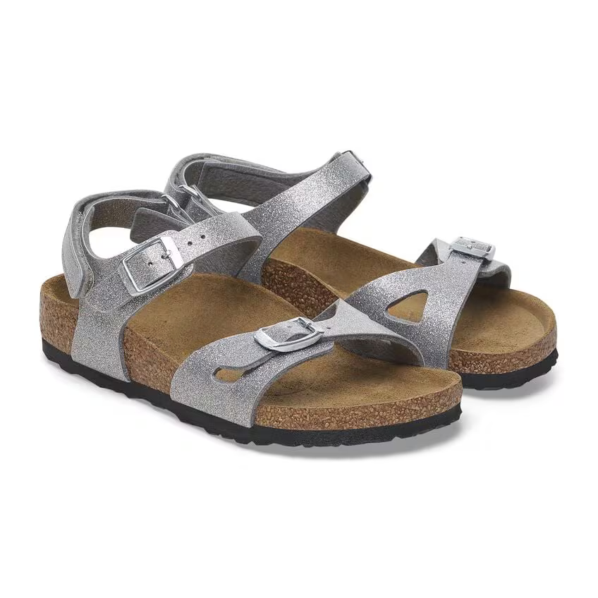 Rio Birko-Flor - Sparkling Light Silver (Kids)