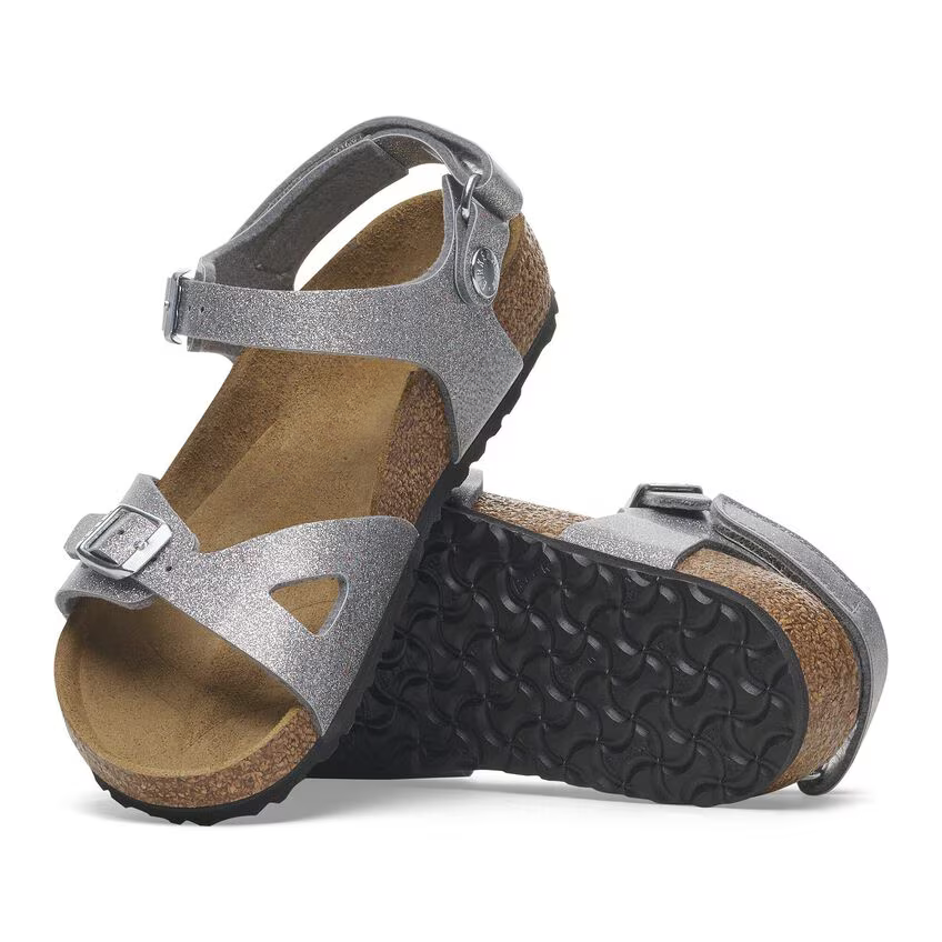Rio Birko-Flor - Sparkling Light Silver (Kids)
