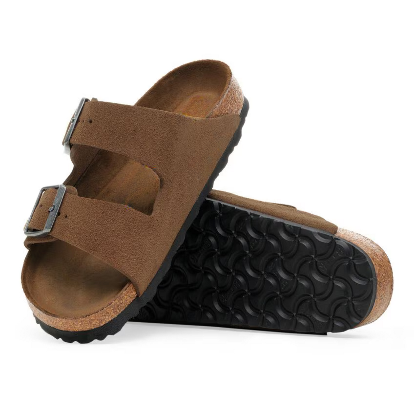 Arizona Soft Footbed Suede Leather - Dark Tea Tonal (Women)