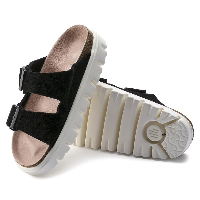 Arizona Chunky Suede Leather - Chunky Suede Black (Women)