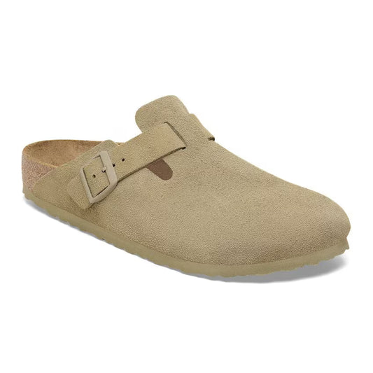 Boston Suede Leather - Faded Khaki (Teen)