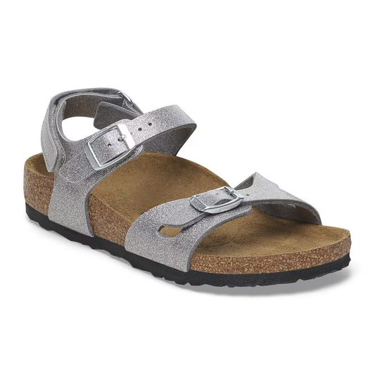 Rio Birko-Flor - Sparkling Light Silver (Kids)
