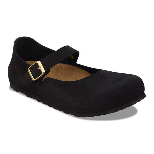 Mantova Suede Leather - Black (Women)