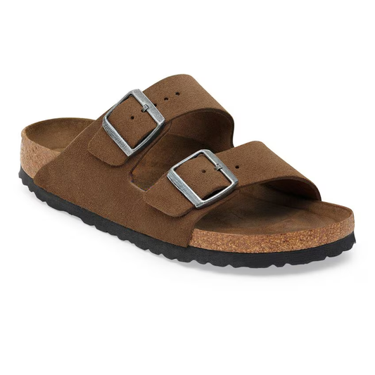 Arizona Soft Footbed Suede Leather - Dark Tea Tonal (Women)