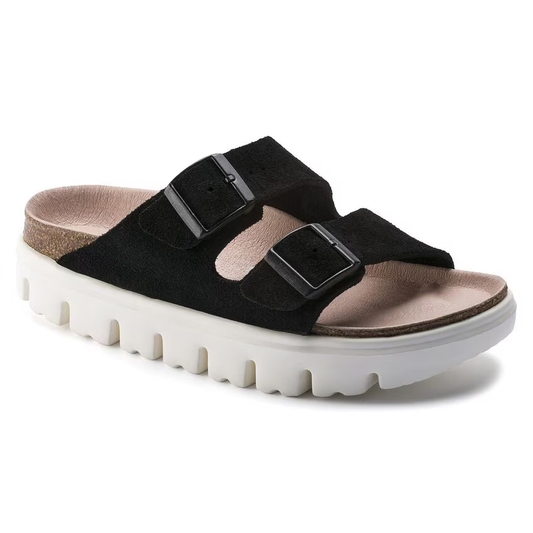Arizona Chunky Suede Leather - Chunky Suede Black (Women)